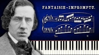 Chopin - Fantaisie-Impromptu - Piano Tutorial chords