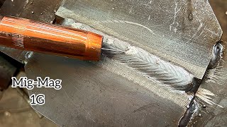 why no welders talk about this 1G MIGMAG Welding Technique