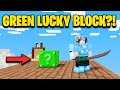 I found green lucky block and it gave me this  roblox bedwars