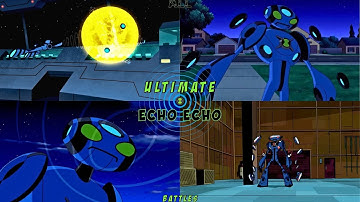 Ultimate Echo Echo - All Transformations / Battles (Ben 10: Ultimate Alien; Omniverse) (HD)