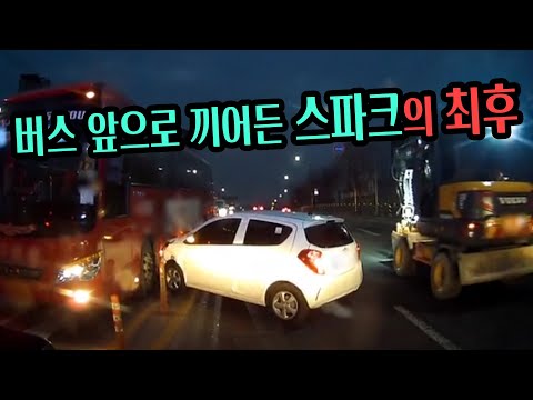 14333회. 전세버스 운행 중 경차가 끼어들었습니다.. 과실비율 어느정도 될까요?