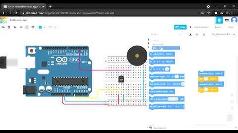 Simulasi Sistem Pendeteksi Suhu dengan TMP36, Arduino Uno, dan Buzzer Piezo Menggunakan Tinkercad