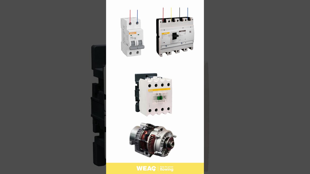 How To Wire EC Series 4P Magnetic Contactor With A Motor 