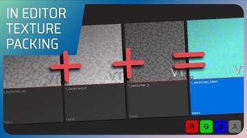 Auto Texture Channel Packer - UE5 Editor Utility