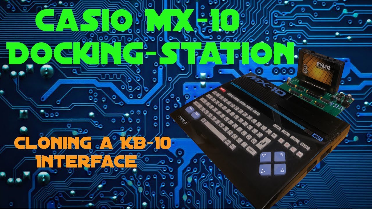 CASIO MX-10本体＋KB-10 MSX ドッキングステーション動確済み