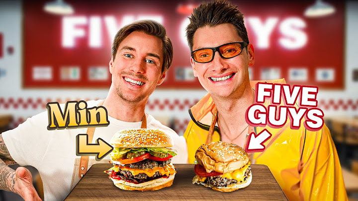 ÅTERSKAPAR EN FIVE GUYS MENY MED ALEXANDER PÄRLEROS