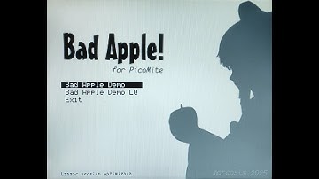 Bad Apple en PicoMite HDMI/USB (Raspberry Pi Pico + MMBasic)