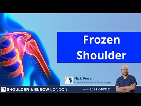 What causes frozen shoulder and how is it treated?