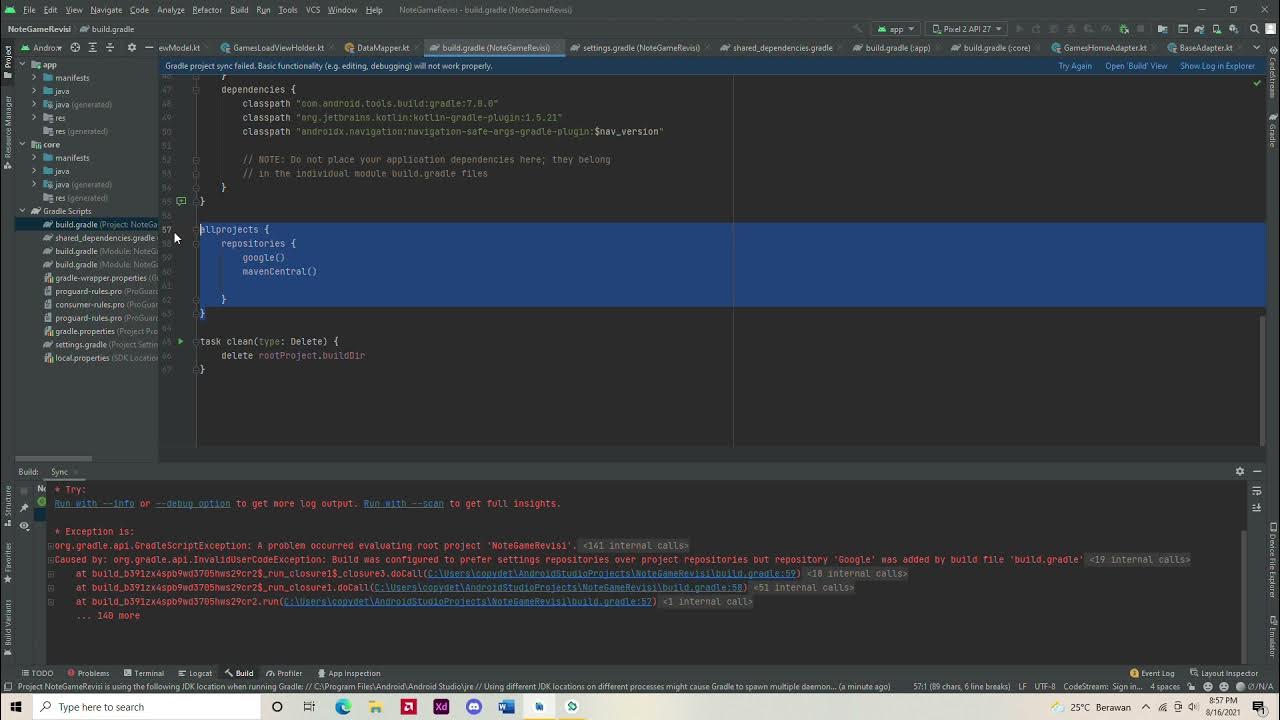 Make build error 1. Make build error 1