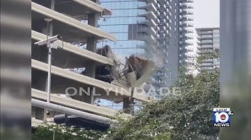 Part of Brickell building under construction dangerously collapses