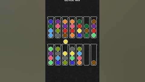 Ball sort puzzle level 105