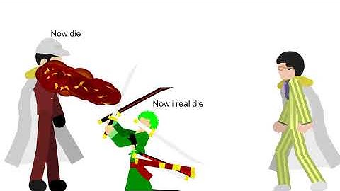 ZORO vs Sanji (stick nodes)