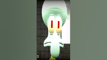 Sponge chasing Squidward. Gmod Nextbot. GarrysMod