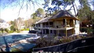 Mar 13-April 9, 2014: Garden Hills Pool House Construction