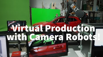 VIRTUAL PRODUCTION WITH CAMERA ROBOTS!