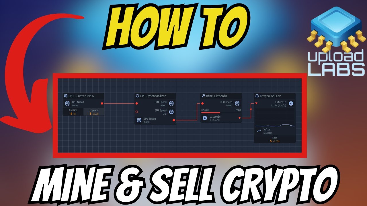 How To MINE And SELL CRYPTO In Upload Labs! [BEGINER GUIDE]
