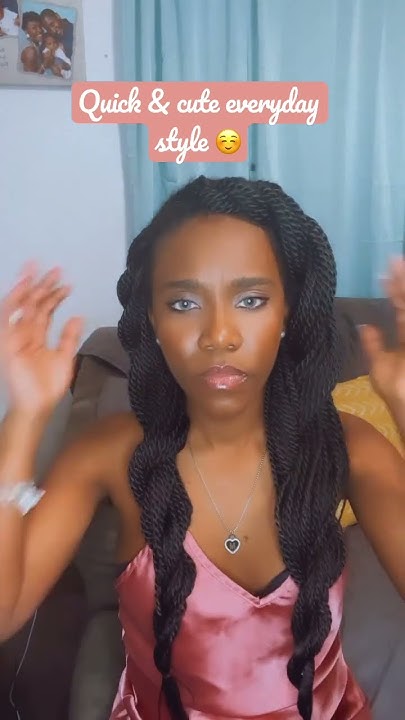  Try these two flat twists on your knotless braids/twists in under 1 ...