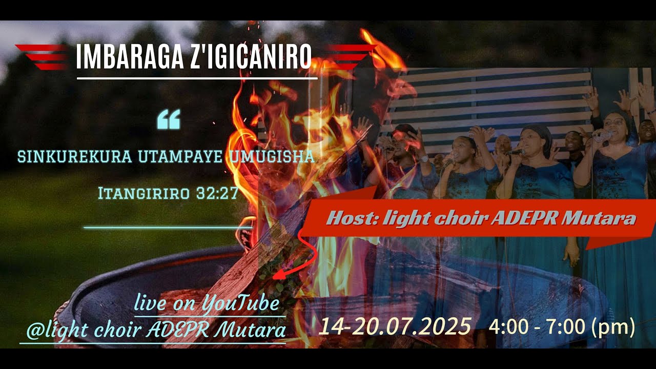 LIVE STREAMING: IMBARAGA Z'IGICANIRO // SINKUREKURA UTAMPAYE UMUGISHA | UMUNSI WA 7
