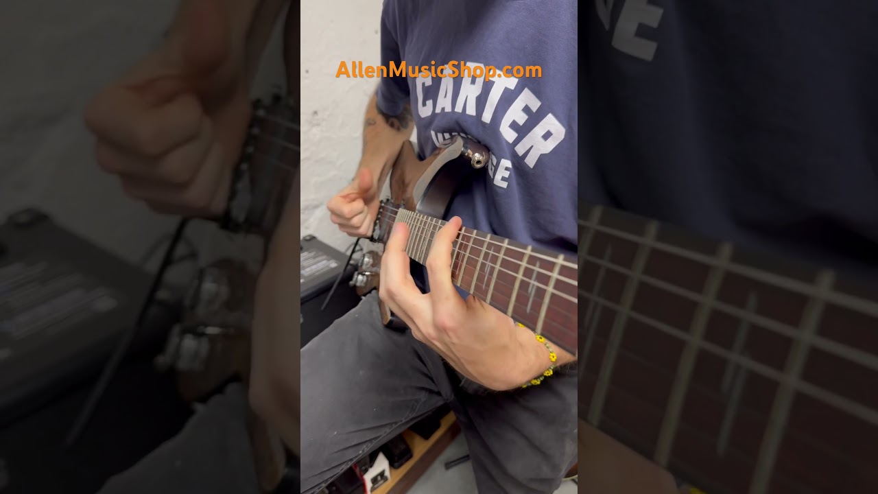 McKinley’s Lick of the Day!  On the Schecter Diamond Series Omen Elite with a Floyd Rose Special