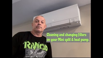 Cleaning Mini split filters & Changing Heat pump filters.