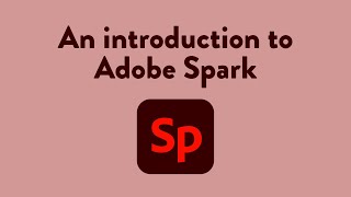 An Introduction to Adobe Spark