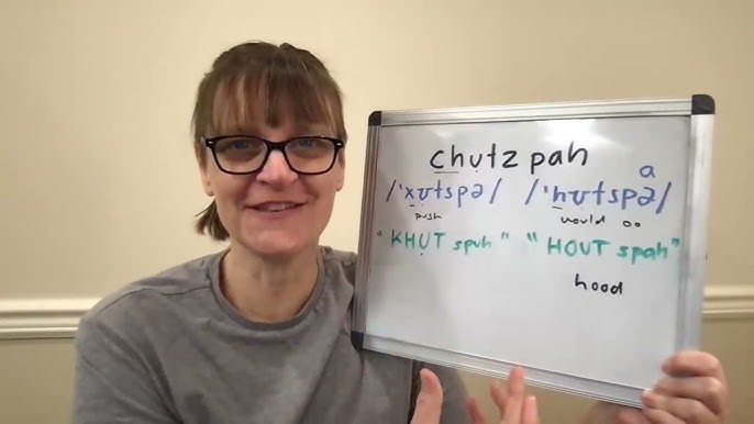 How To Pronounce Chutzpah - Pronunciation Academy 