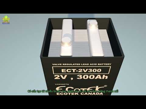 Video Ắc quy ECOTEK, ECT-2V75, 2V75AH