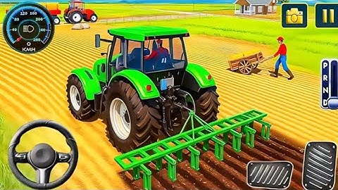 Modern Tractor Farming Driving Simulator 3D - New Tractor Games - Android Gameplay
