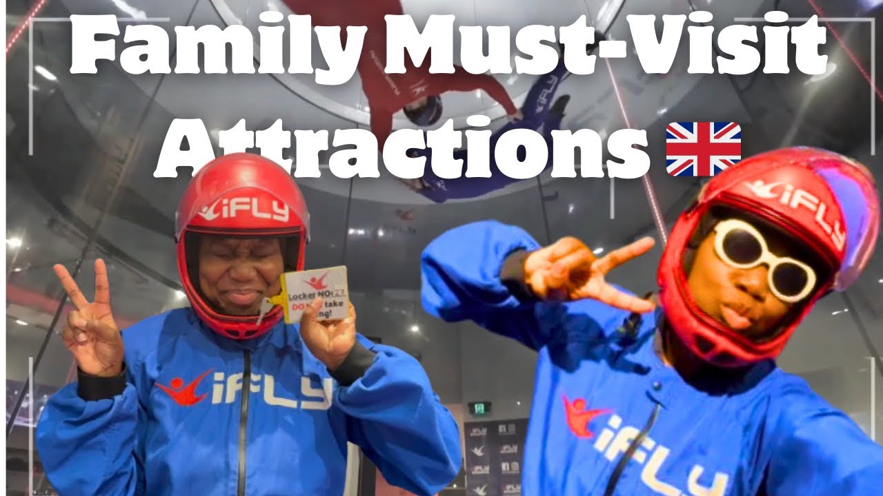 Family-Friendly Things To Do In London UK 🇬🇧 | iFLY Indoor Skydiving At The O2 (With Kids)