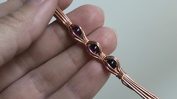 Channel Setting Wire Wrap Technique Tutorial with Cabochons