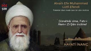 Alvarli Efe İnci̇tme Hayati̇ İnanç Şi̇i̇r