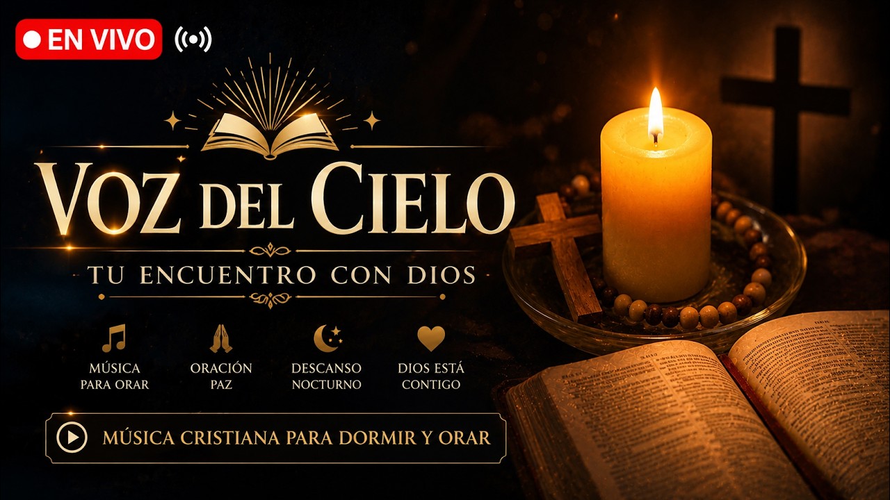 DESCANSA CON DIOS 🌙 Música Cristiana para Dormir y Orar | Voz del Cielo ...