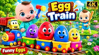 Egg Colors And Numbers Songs Colorful Eggs Play In Park English Nursery Rhymes For Kids Song