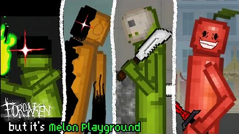 Roblox Forsaken intro killers but it's melon playground [Animation]