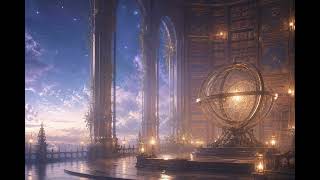 Celestial Sphere Library|Fog & Clock Ambience for Sleep & Study:星霧の天球儀図書館|霧と時計音に包まれる幻想図書館BGM 睡眠用・作業用