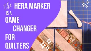 Quilting Tip: The Hera Marker Tool is a Game-Changer for Quilters 