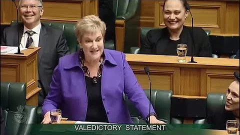 Valedictory Statement- Annette King