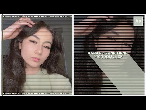 beginner baddie transition tutorials | after effects