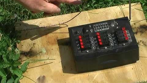 Wireless Fireworks Firing system demonstration part 2 of 2