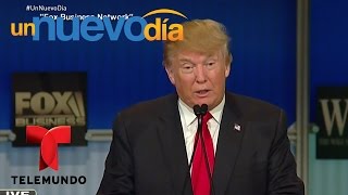 Controversia sobre inmigración en el cuarto debate republicano | Un Nuevo Día | Telemundo