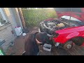 audi s4  off at the front of the car and  from the intake