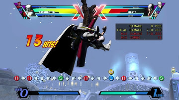 UMVC3 Moon Knight Combo #7 1.2mil 2 Bars 4+H Start Shield Skills Launch