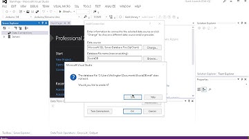 Criando arquivo de banco de dados no Visual C#