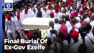 Gov. Soludo, Obi, Others Pay Last Respect To Late Chukwuemeka Ezeife In State Burial | Live