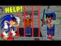 99% IMPOSSIBLE TO ESCAPE SONIC.EXE PRISON IN MINECRAFT TROLL + ROLEPLAY!