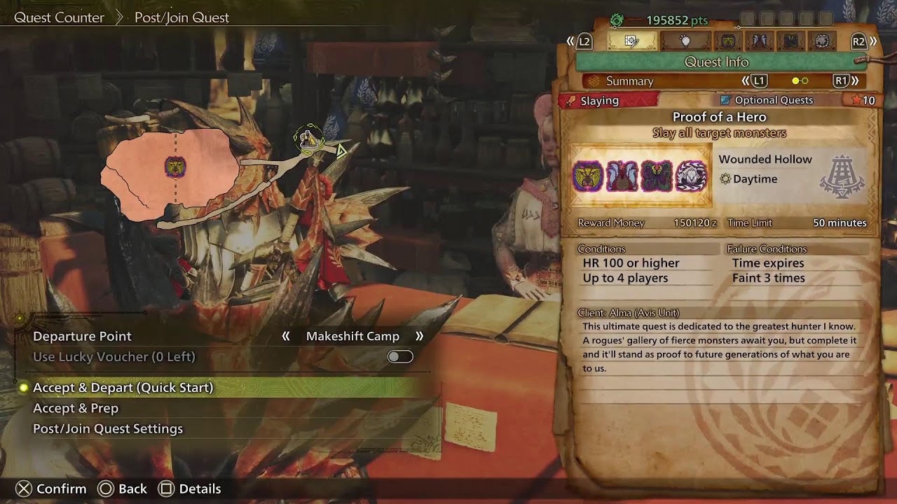 Monster Hunter wilds proof of a hero one more attempt