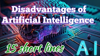 Disadvantages of Artificial Intelligence | Demerits of Artificial Intelligence | in English