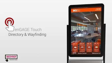 enGAGE.Touch by REDYREF - Digital Directory & Wayfinding Overview
