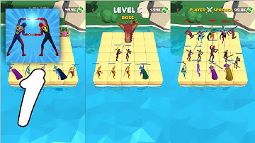 Superhero Merge Master 3D Gameplay Walkthrough #1 (Android, IOS)