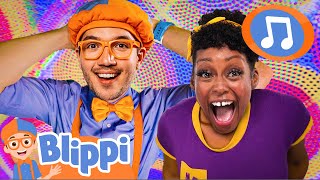 Head Shoulders Knees And Toes 🙌 |  Blippi 🔍 | Kids Learning Videos! | Exploring And Learning